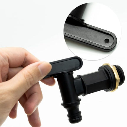 Rain Barrel Hose Tap/ ¾ Bsp Thread Replacement Faucet Plastic Connector Snap-Fit Beer Home Brew.