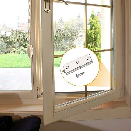 Stainless Steel Hinges Door Hinge Furniture Hinge Connectors With Screws For Home Furniture Hardware Cabinet Guard Door.