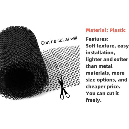 Plastic Gutter Guard, 18Cm X 8M, Heavy Duty Mesh Gutter Guard, Leaf Filter, (18Cm X 8M).