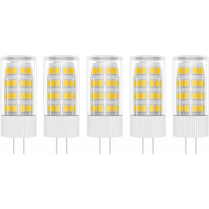 5X G4 LED Lamp 5W Bulb Lamp 51 Smd 2835LEDs Warm White 3000K LED Bulb 500Lm Equivalent To 50W Halogen Lamp Ac/Dc12V.