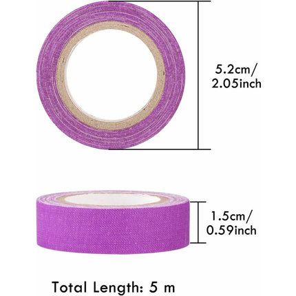 Neon Gaffer Tape 6 Colors, Uv Blacklight Glow In The DArk Fluorescent Tape For Uv Party (0.6 Inch X 16.5 Feet).