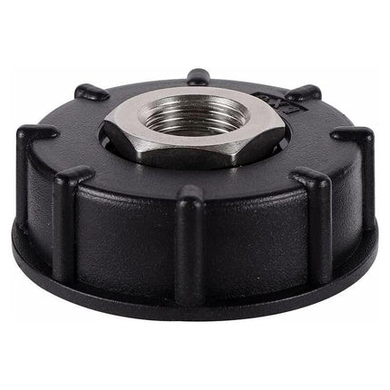 Ibc S60X6 Water Tank Adapter Coarse Thread With Hose Connector Stainless Steel Valve Spout Fittings (3/4" Internal.