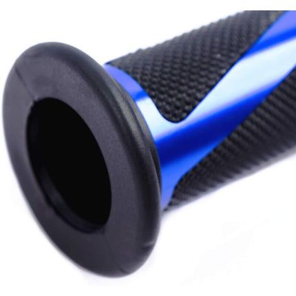 2 pcs Motorcycle Handlebar Grips 22Mm 7/8" Rubber Anti-Slip Universal For Motorcycle Scooter Quad Cruiser Off ROad.