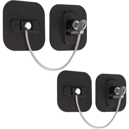 Child Window Lock, 2 pcs Safety Window Locks Window Locks Child Safety Protection Baby With Stainless Steel Cable.