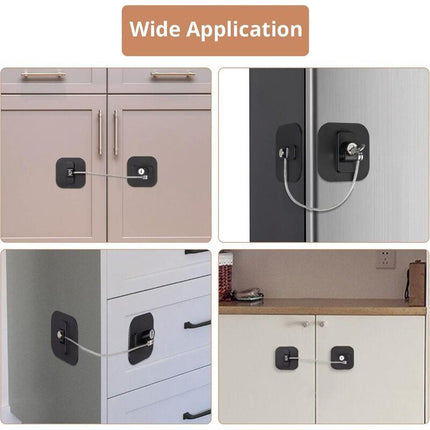 Child Window Lock, 2 pcs Safety Window Locks Window Locks Child Safety Protection Baby With Stainless Steel Cable.