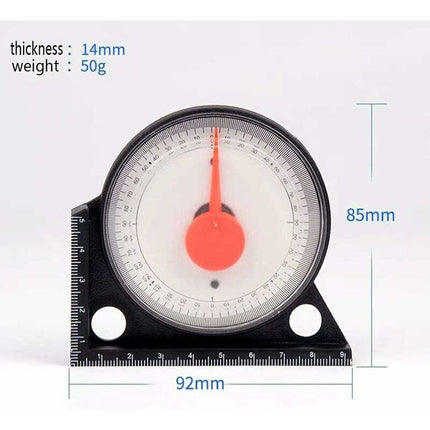 Mini Inclinometer Measuring Tool Tilt Level Protractor Angle Finder Clinometer Slope Angle Meter With Magnetic Base.
