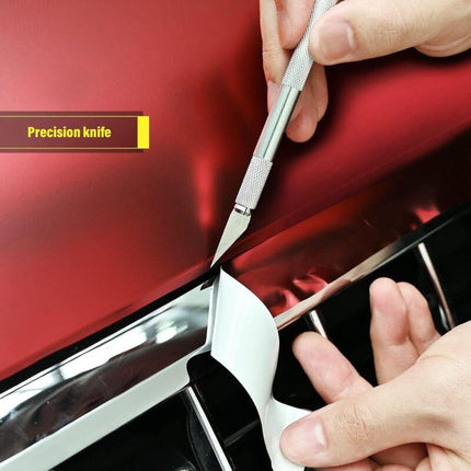 Car Accessories Squeegee Kit, With Felt Squeegee, Hobby Knife For Application Or Scraping With Cutter And Plastic.