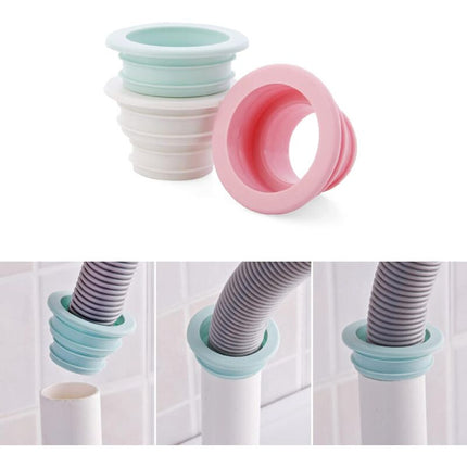 4 pcs Deodorizing Drain Seals Sewer Seals Drain Plug Rings For Washing Machine Kitchen Cleaning Tools.