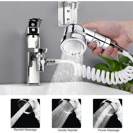 Hand Shower Kit For Sink, Handheld Bathroom Faucet With 3 Spray Modes For Hair Washing, Bathroom, Laundry ROom, Utility.