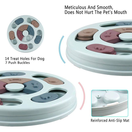 Smart Dog Toys, Slow Down Eating Dog Toys, Non-Slip Intelligence Puzzle Toys For Dogs, Puppy And Cats.