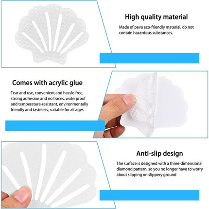 20 pcs Non Slip Shower Stickers, Anti Slip Stickers Safety Bathtub Strips For Bathtub, Showers, Adhesive Strips,.