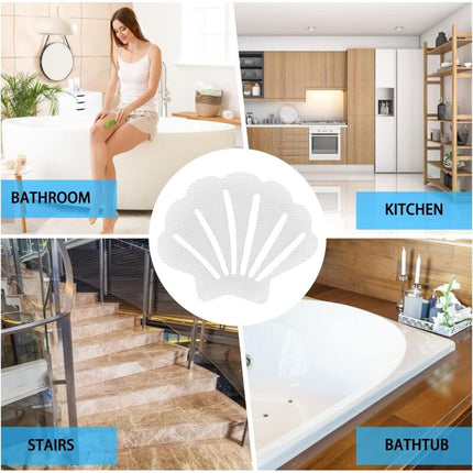 20 pcs Non Slip Shower Stickers, Anti Slip Stickers Safety Bathtub Strips For Bathtub, Showers, Adhesive Strips,.