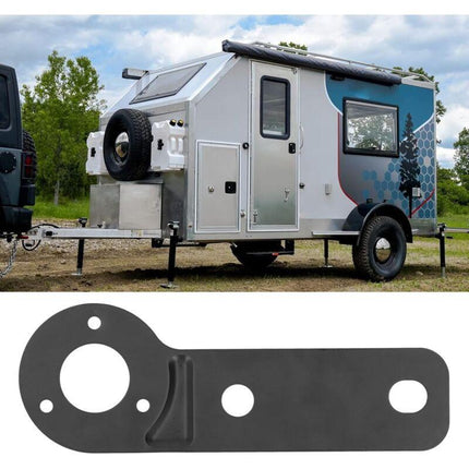 Trailer Socket Bracket, 7 Pin Trailer Wire Connector For Heavy Duty Socket Mounting Plate Tow Bar Replacement Power.