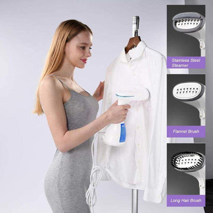 Garment Steamer 1000W 280Ml Handheld Vertical Iron Portable Ironing Wrinkle Remover Fast Heating For Fabric And Textile.