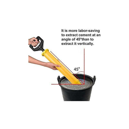 Cement Grout Gun Mortar Joint Gun - Manual Mortar Pump With 4 Nozzles - Mortar Gun With Accessories.