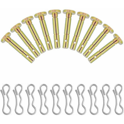 10 pcs Shear Pins, Replacement Cotter Pins, Replacement Shear Pin, For Spare Parts, Snow Blower Replacement.