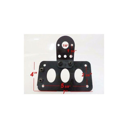 License Plate Bracket Easy Fix Mounting Kit Motorcycle Part For Harley.
