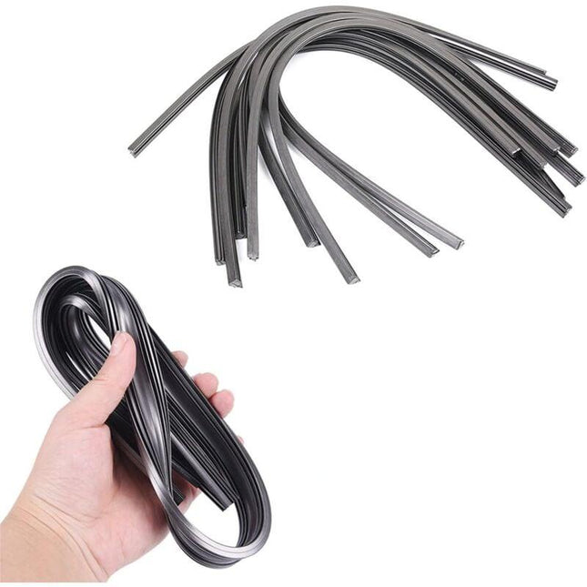Cuttable Windshield Wiper Blades, Replacement Rubber, Prevents Glass DAmage, 8 Pieces, 700 Mm (Wipers Not Included).