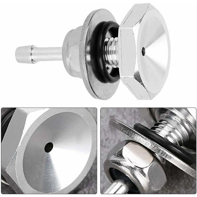Turbocharger Boost Gauge Mounting Kit, Universal Car Turbocharger Silicone Boost Hose Pipe Nipple Turbo Vacuum Gauge.