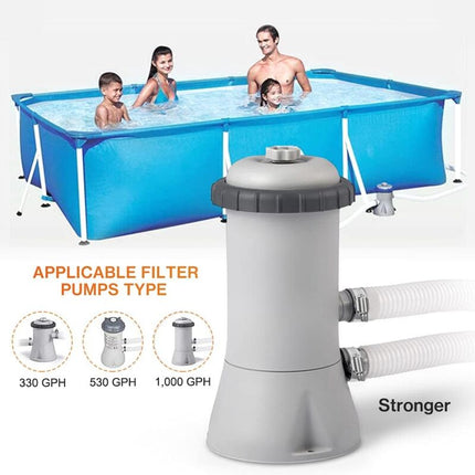 1.25" Diameter Pool Replacement Hose For Above Ground Pools, Pool Hose With Metal Clamp For Intex Filter Pump - 1.5.