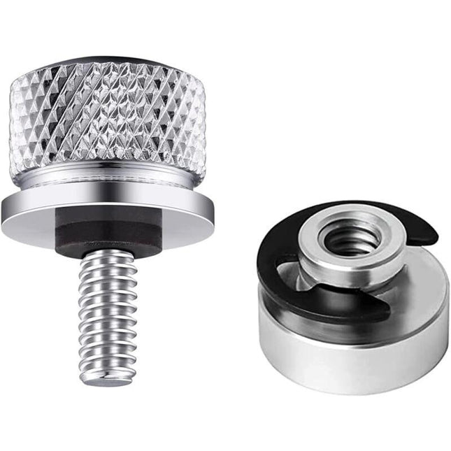 Motorcycle Seat Mounting Bolt Nuts Set 1 Set Seat Mounting Bolt Motorcycle Aluminum Saddle With Thread For Harley.