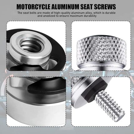 Motorcycle Seat Mounting Bolt Nuts Set 1 Set Seat Mounting Bolt Motorcycle Aluminum Saddle With Thread For Harley.
