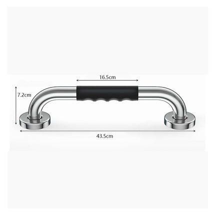 Black Safety Bathtub 40Cm, Non-Slip, Wall-Mounted Stainless Steel Grab Bar, For Bathroom Toilet Handle For.