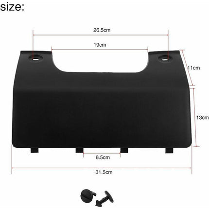 Tow Hook Cover, Rear Trailer Tractor Eye Cab Hook For Bumper Car Lr3 05-09 Lr4 10-12 Dpo 500011Pcl.
