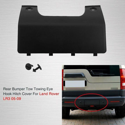 Tow Hook Cover, Rear Trailer Tractor Eye Cab Hook For Bumper Car Lr3 05-09 Lr4 10-12 Dpo 500011Pcl.