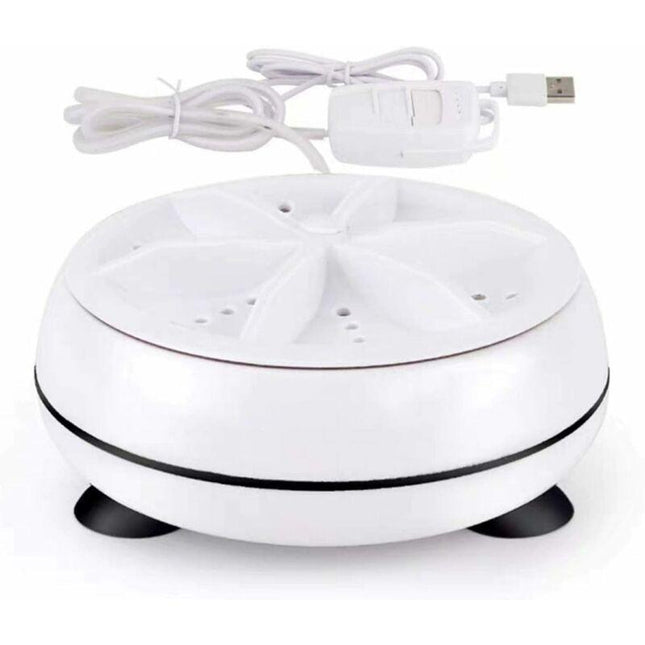Mini Portable Ultrasonic Dirt Remover Washing Machine Usb Cable For Travel Home Business Trip.