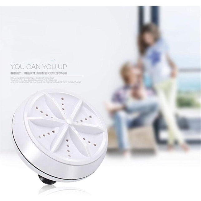 Mini Portable Ultrasonic Dirt Remover Washing Machine Usb Cable For Travel Home Business Trip.