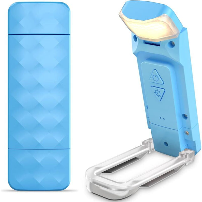 Rechargeable Book Light, Portable Book Light For Reading, 3 Color Temperatures And 5 Brightness Levels, Gift For Kids -.