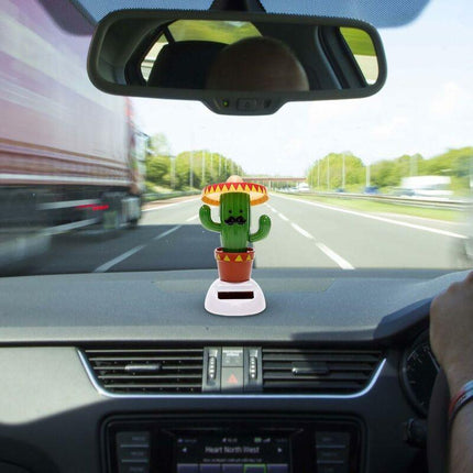 Car Ornaments DAncing Shaking Head Auto DAshboard Decoration Car Accessories (Cactus).