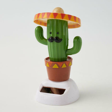 Car Ornaments DAncing Shaking Head Auto DAshboard Decoration Car Accessories (Cactus).