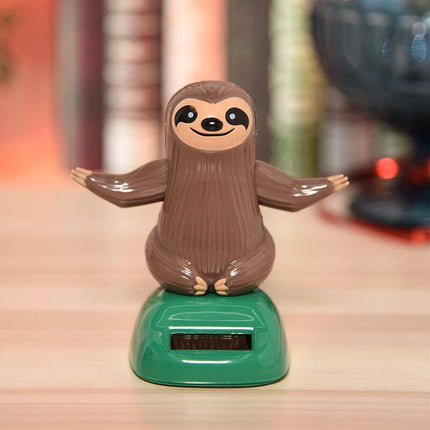 Cute Cartoon Sloth Swing Solar Car DAshboard Interior Decor Ornament Gift Novelty Desk Car Toy Ornament - Durable And.