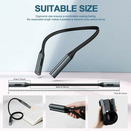 Reading Light, Usb Rechargeable Eye Care Night Light, Hug Light 3 Brightness Modes, 360° Flexible Book Light, In Bed.