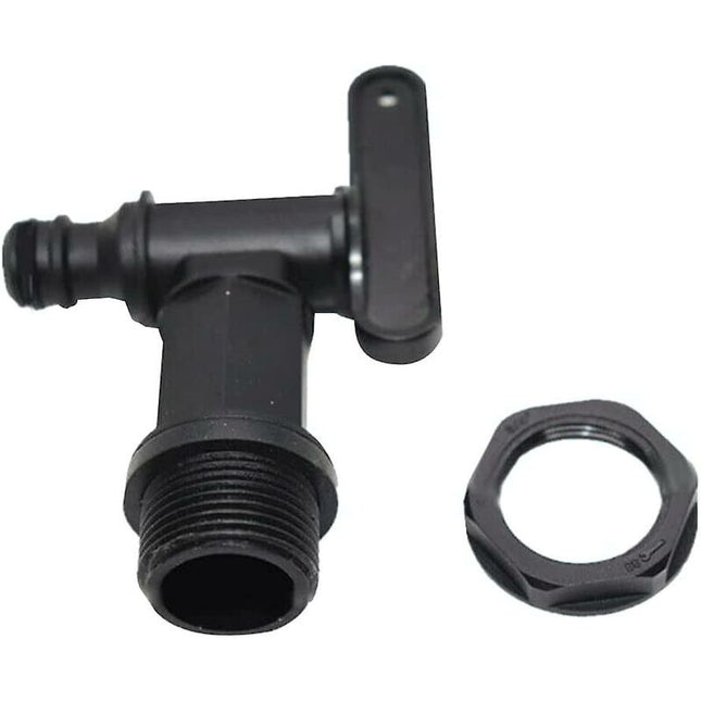 1000L Plastic Tank Faucet, Ibc Water Storage Box Adapter, Garden Hose Faucet Adapter, For Rainwater Collector, Fuel.