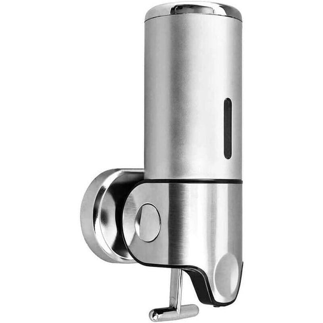 Wall Mounted Soap Dispenser - Manual Soap Dispenser For Kitchen, Bathroom, Shampoo, Shower Gel (500Ml).