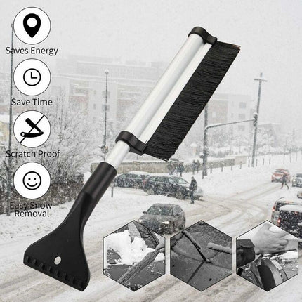 Snow Brush, 2 In 1 Ice Scraper Snow Brush Snow Broom Brush For Car Truck Windshield.