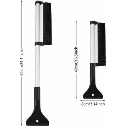 Snow Brush, 2 In 1 Ice Scraper Snow Brush Snow Broom Brush For Car Truck Windshield.