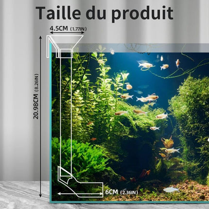 Assembled Feeding Tube, Aquarium Feeding Tube, Two Feeding Positions For Upper And Lower Fish (20-37Cm).