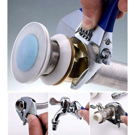 Adjustable Wrench, Wide Opening Adjustable Wrench With Short Handle, Pipe Pliers, Adjustable Wrench (4").