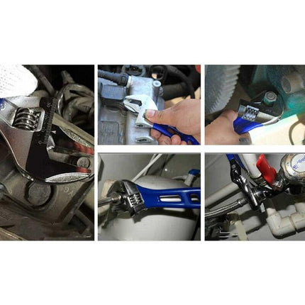 Adjustable Wrench, Wide Opening Adjustable Wrench With Short Handle, Pipe Pliers, Adjustable Wrench (4").