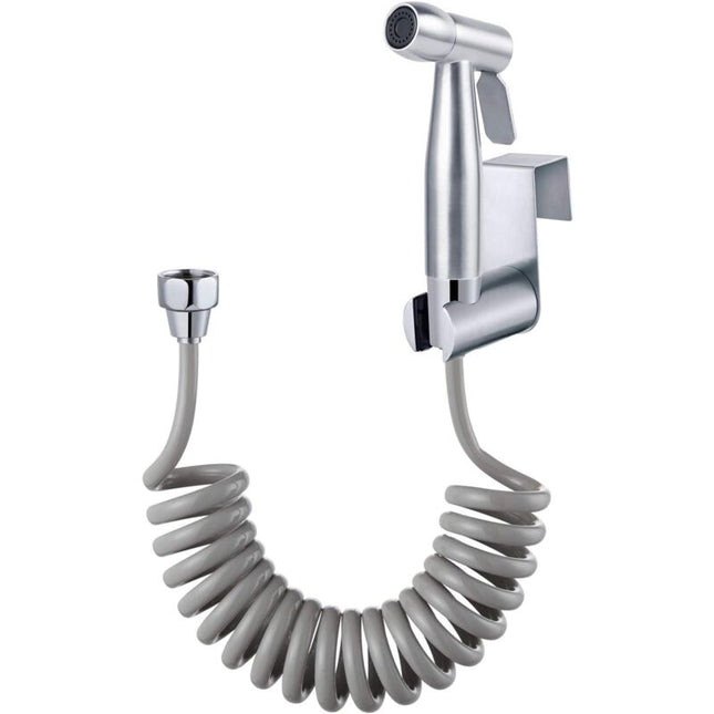 High Quality Toilet Bidet Kit With Water Tank Hook And 59" Abs Telescopic Flexible Shower Hose For DAily Personal.