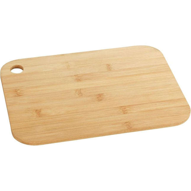 Bamboo Cutting Board M - Kitchen Board, Cutting Board With Grip Hole, Blade-Friendly, Bamboo, 30 X 0.8 X 20 Cm, Brown.