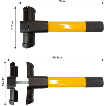 Universal Vehicle Security Steering Wheel Lock Car Anti-Theft Anti-Theft Security Protection.