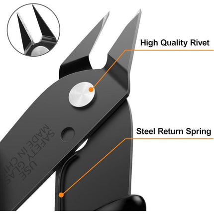 2 pcs Side Cutters Pliers For Cable Jewelry Crafts.