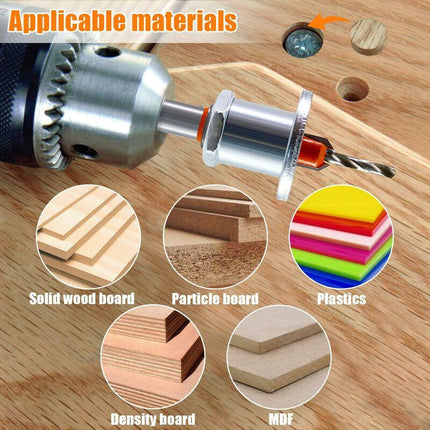 2 pcs Wood Drill Bits, Hss Drill Bit Set, 8Mm Steel Countersink Drill Bits, Countersink Drill Bit Set For Woodworking,.