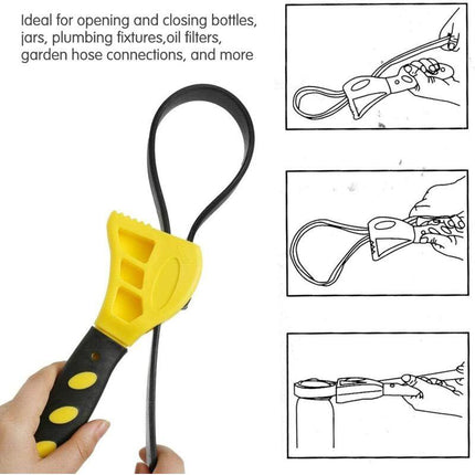 Clé À Sangle Réglable Pour Filtre, 2 Clés 6/8" À Sangle De Filtre Multifonctional Poignée Outil De Retrait Pour.