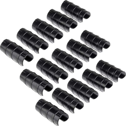 15 pcs 32Mm/1.26" Garden Buildings Tube Clip Greenhouse Frame Pipe Tube Film Clip For Greenhouse Banner Frame Shelters.